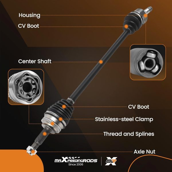 Toyota Corolla Front Axle Shaft Assembly by maXpeedingrods-5