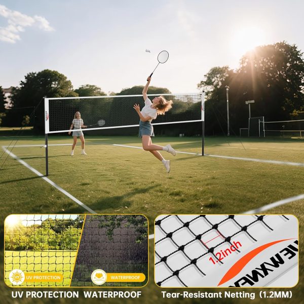 Badminton Sets by AUEWXNFYH Complete Racket Net-4