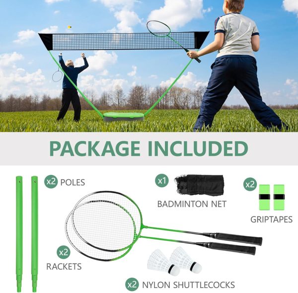 Badminton Net Set Green FBSPORT Sports Equipment-7