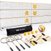 Haokelball 3-in-1 Multi-Sport Net Badminton Pickleball-0
