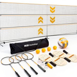 Haokelball 3-in-1 Multi-Sport Net Badminton Pickleball-0
