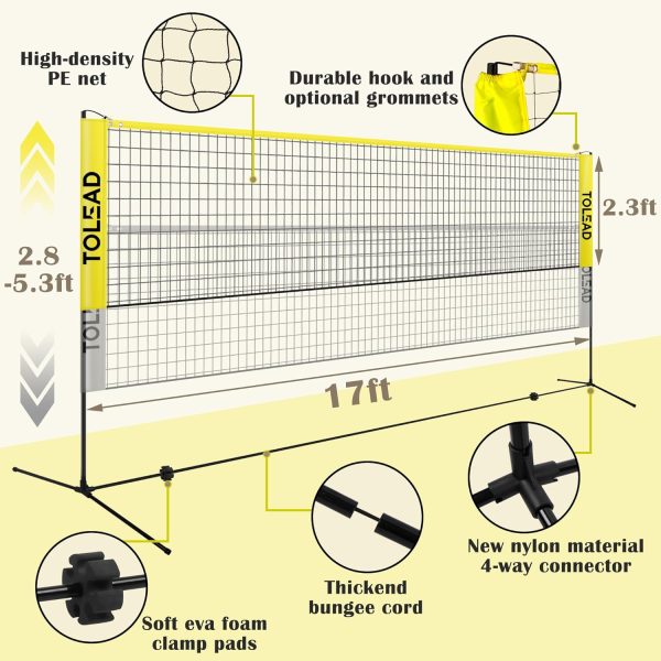 Badminton Set TOLEAD Steel Frame Outdoor-3