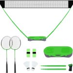Badminton Net Set Green FBSPORT Sports Equipment-0