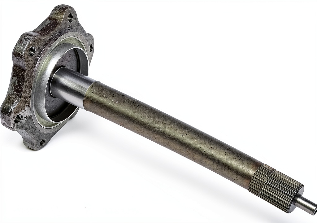 Dorman axle shaft installed in a vehicle under the hood