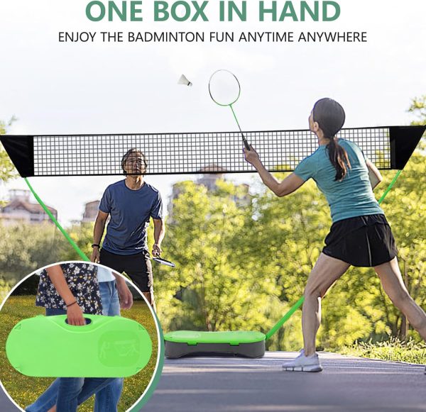 Badminton Net Set Green FBSPORT Sports Equipment-6