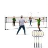 Haokelball 3-in-1 Multi-Sport Net Badminton Pickleball-3