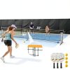 Haokelball 3-in-1 Multi-Sport Net Badminton Pickleball-2