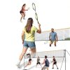 Haokelball 3-in-1 Multi-Sport Net Badminton Pickleball-6