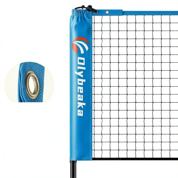 Olybeaka Badminton Pickleball Set Steel Poles-6