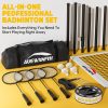Badminton Sets by AUEWXNFYH Complete Racket Net-6