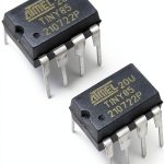ATTINY85-20PU 2pcs Horinktor 8-Bit Microcontroller 8K Flash In-System-0