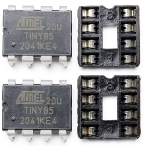 ATTINY85-20PU Microcontroller 8KB Flash 20MHz DIP-8 Socket-0