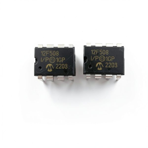 2PCS IC 12F508 PIC12F508-I/P DIP8 8-bit Microcontrollers - MCU CMOS Flash-Base Embedded Chip-0